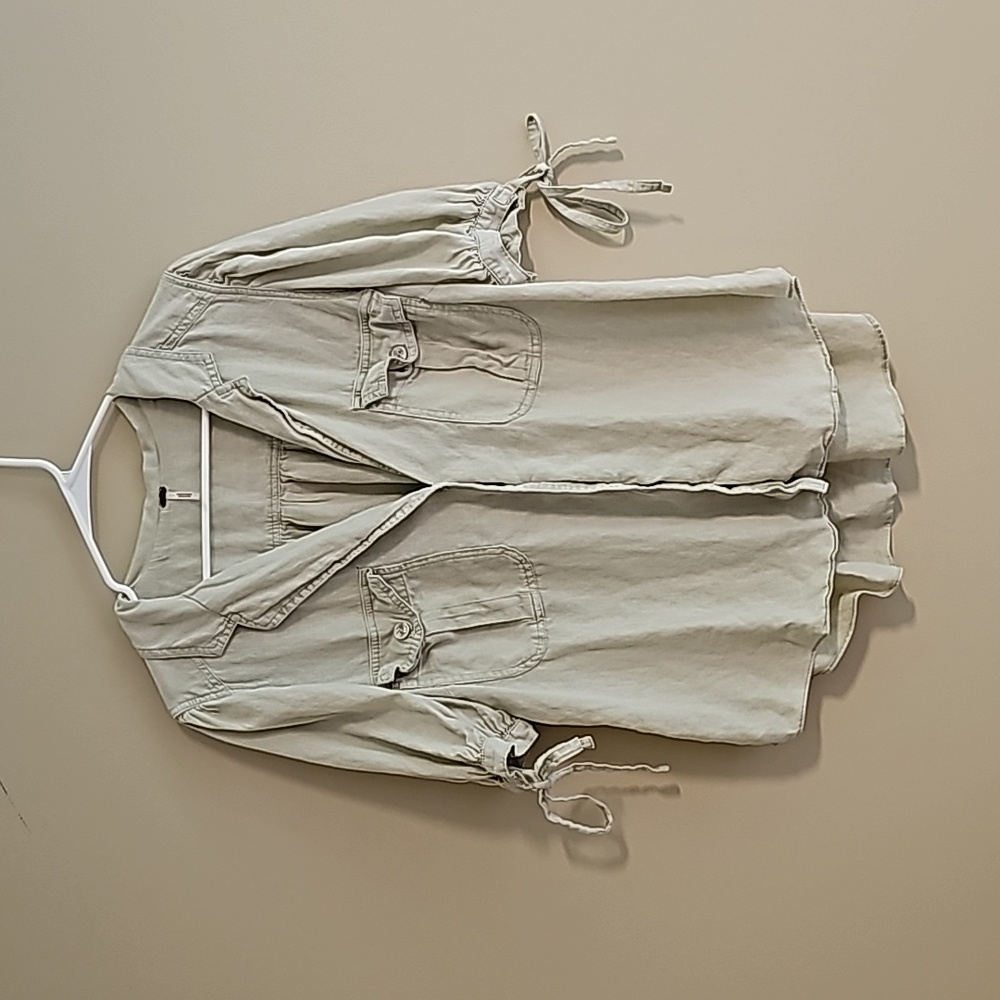 Free People -  Safari Babe Button Down Top